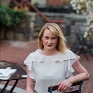 Amanda Uprichard Colette Blouse Size M